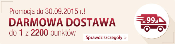 Darmowa Dostawa do 1 z 2200 punktw w Polsce