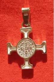 Krzyż Św. Benedykta, srebro