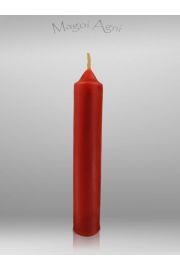 Czerwona Świeca z wosku 10x1,8 cm