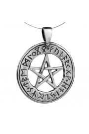 Pentagram runiczny, srebro