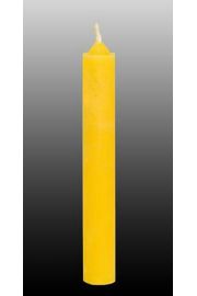 Żółta Świeca z wosku 9x1,2 cm
